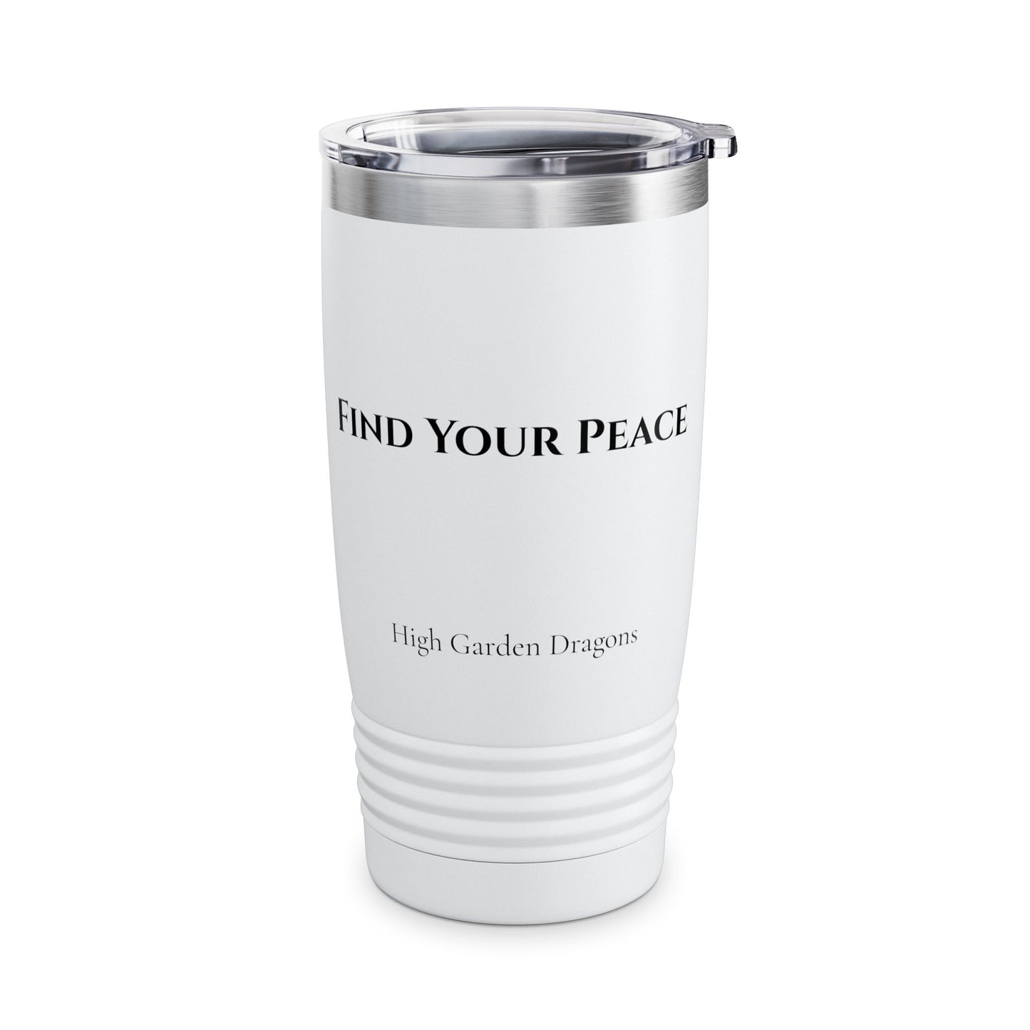 Purple Caste Tumbler - 'Find Your Peace'