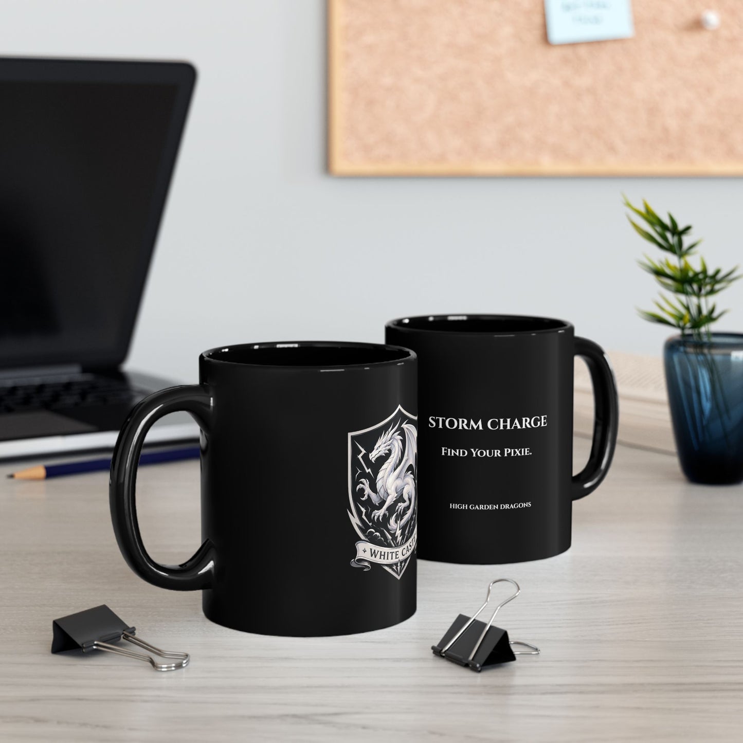 Storm Charge — White Caste Mug