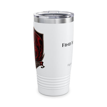 Red Caste Tumbler - 'Find Your Flame'
