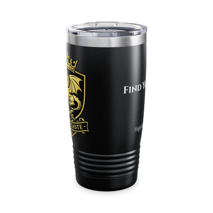 Gold Caste Tumbler - 'Find Your Heart'