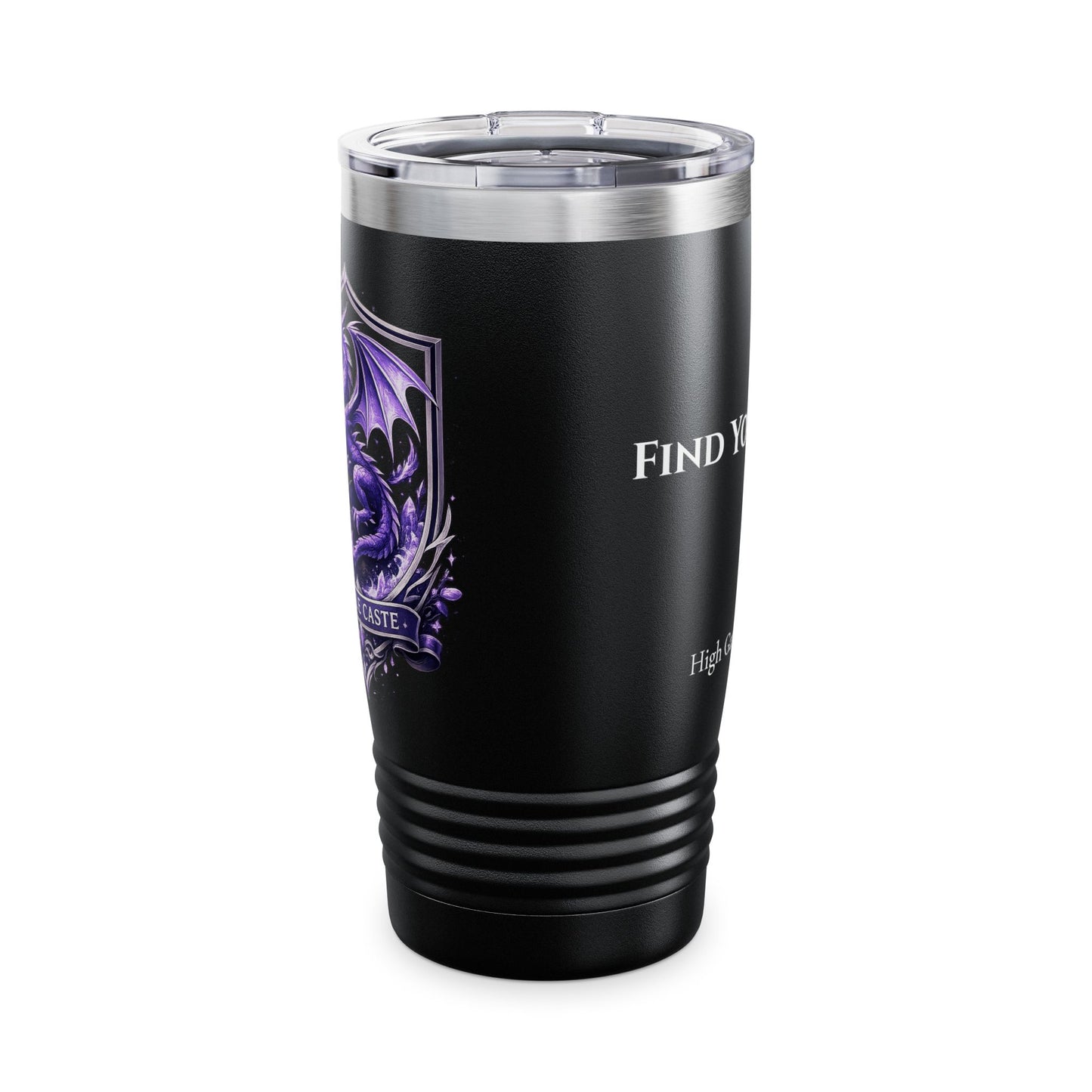 Purple Caste Tumbler - 'Find Your Peace'