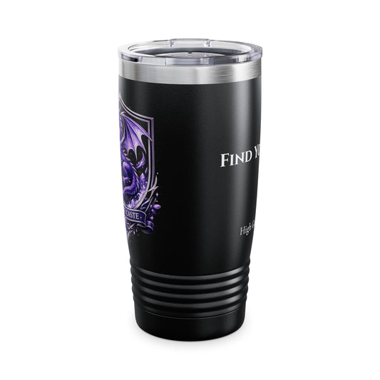 Purple Caste Tumbler - 'Find Your Peace'