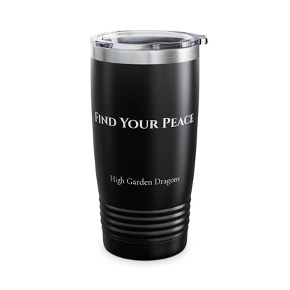 Purple Caste Tumbler - 'Find Your Peace'