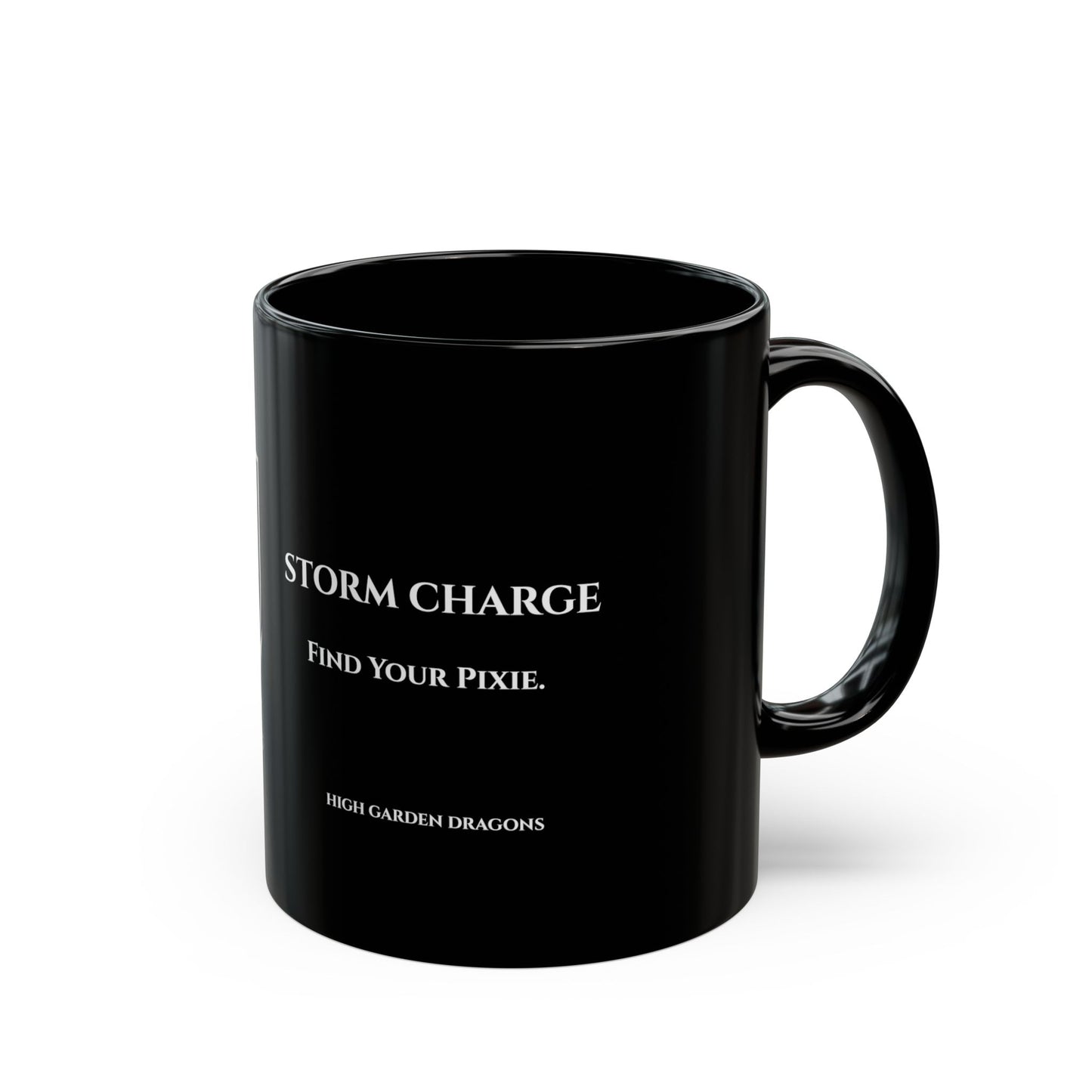 Storm Charge — White Caste Mug