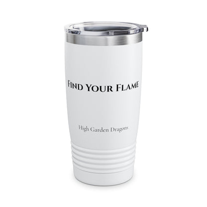 Red Caste Tumbler - 'Find Your Flame'