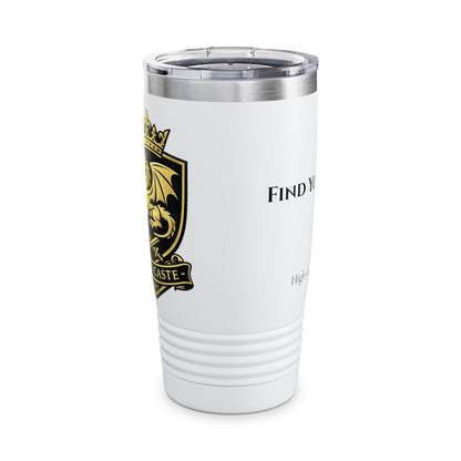 Gold Caste Tumbler - 'Find Your Heart'