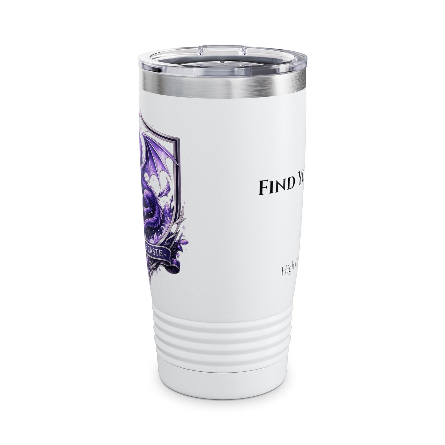 Purple Caste Tumbler - 'Find Your Peace'