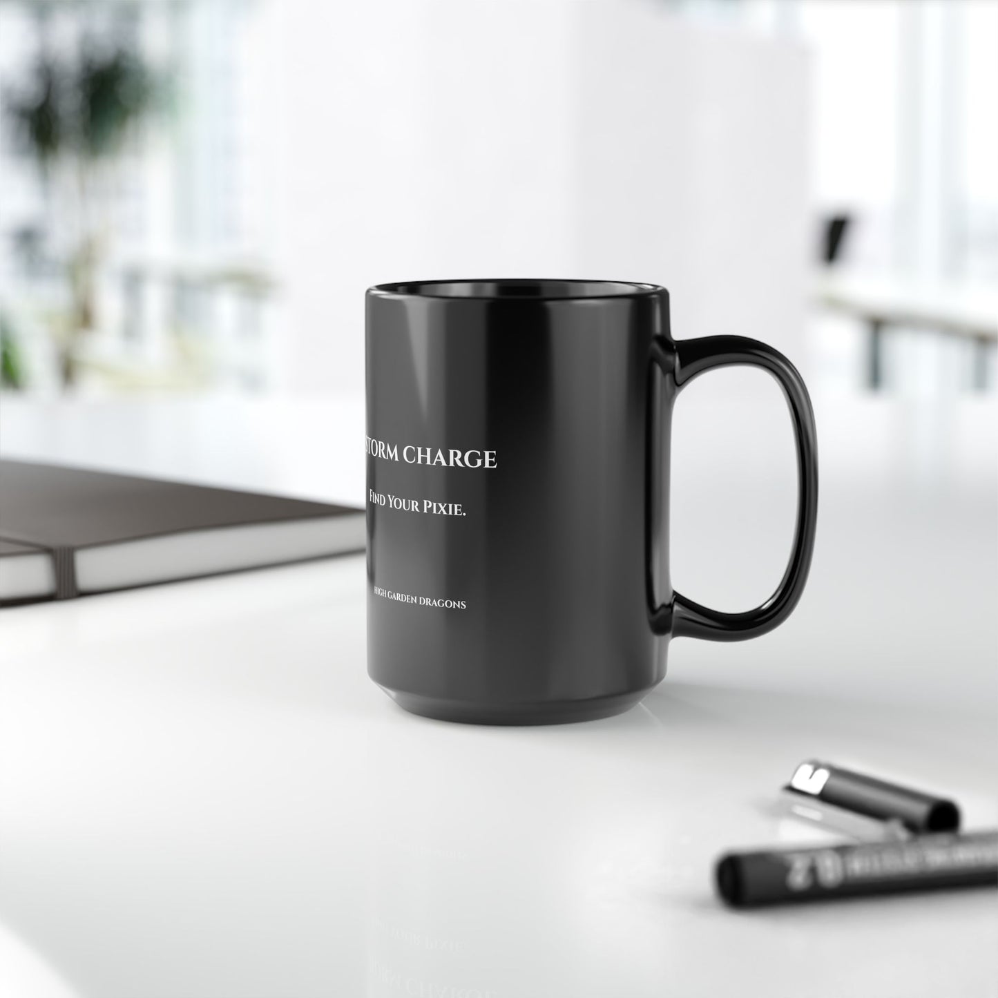 Storm Charge — White Caste Mug