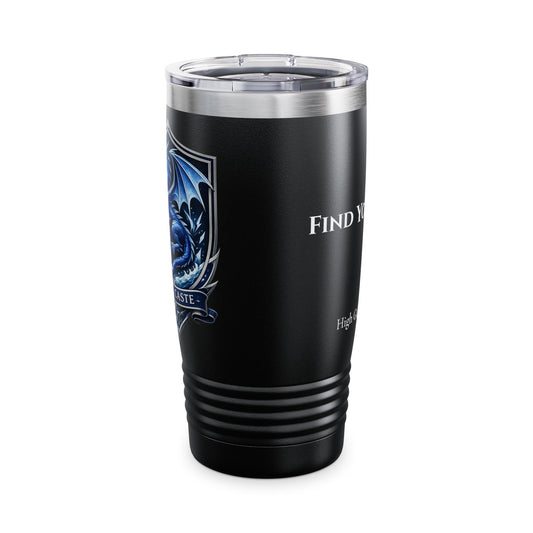 Blue Caste Tumbler - 'Find Your Angel'