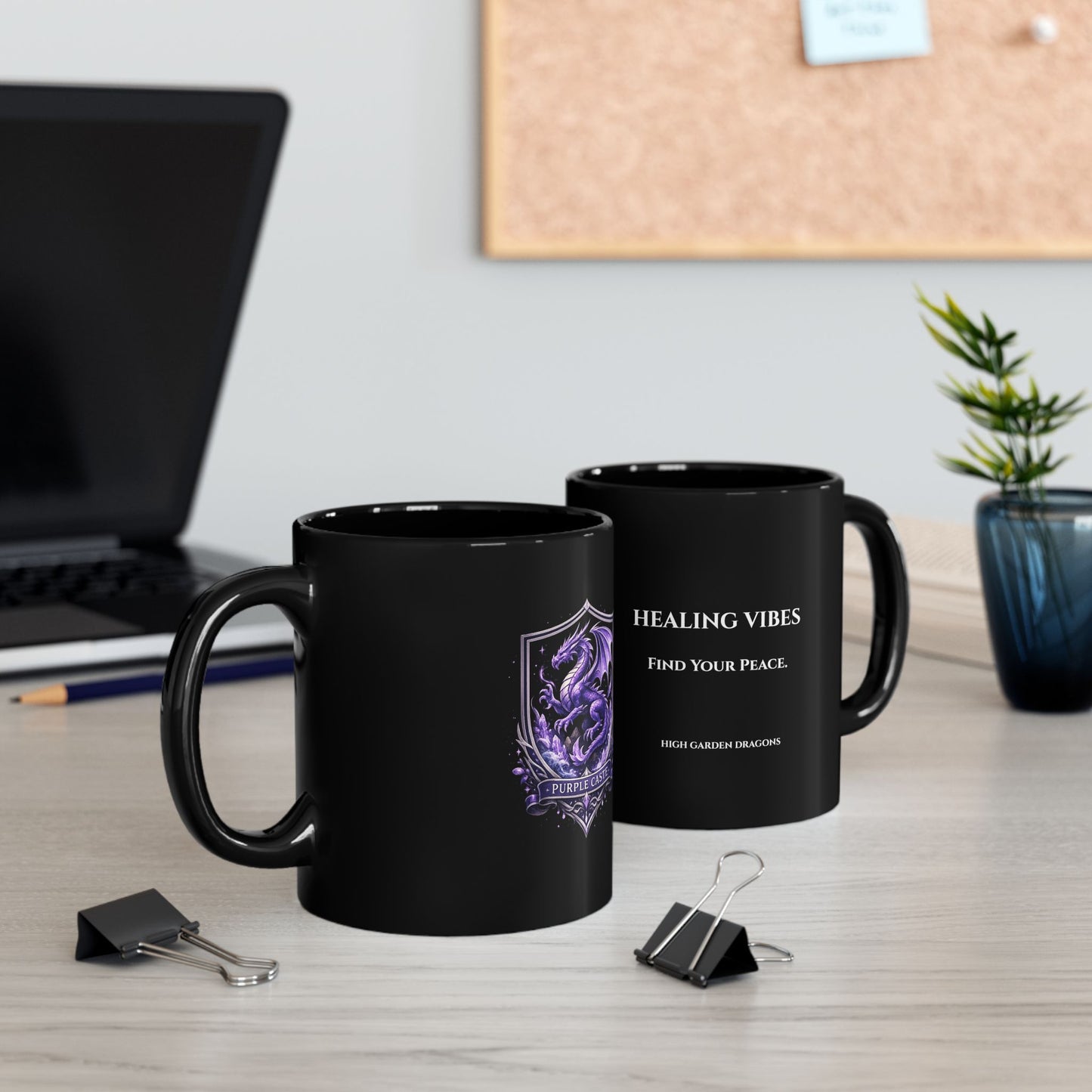 Healing Vibes — Purple Caste Mug