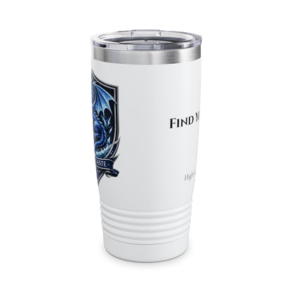 Blue Caste Tumbler - 'Find Your Angel'