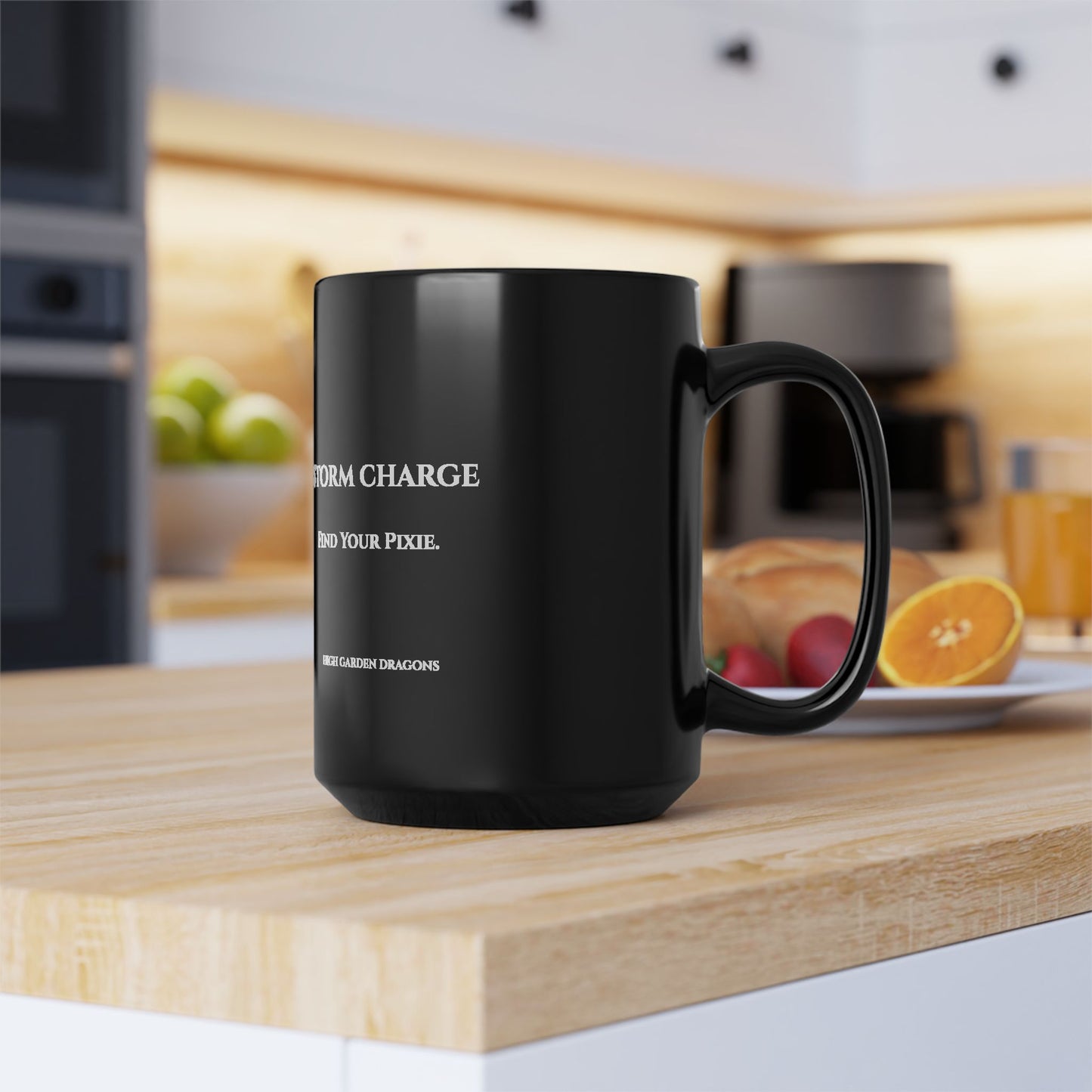 Storm Charge — White Caste Mug