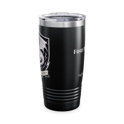 White Caste Tumbler - 'Find Your Pixie'