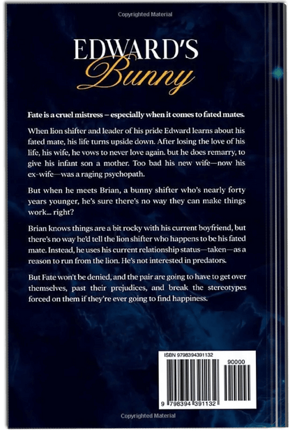 Back of book Edward's Bunny