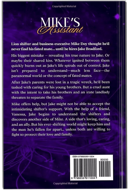 Back of book Mike's Assistant