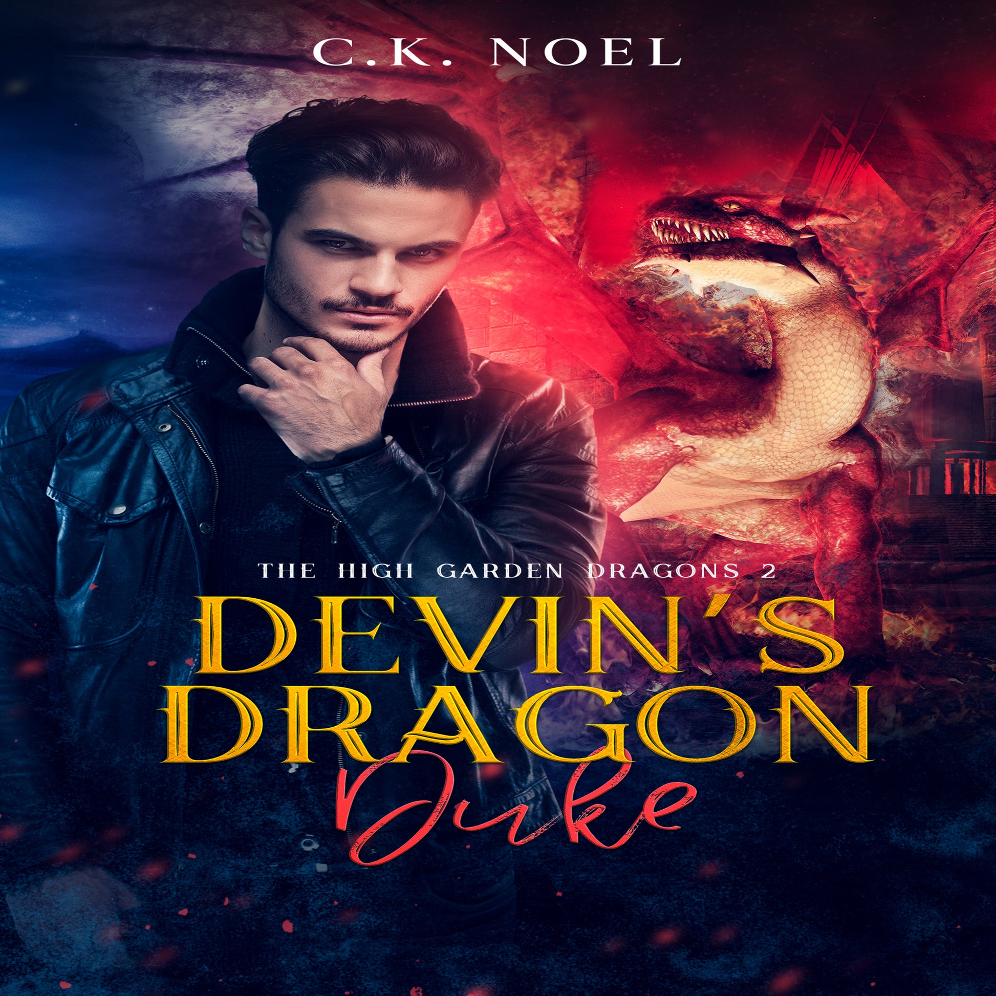 Cover of the audiobook 'Devin's Dragon Dukef' by C.K. Noel