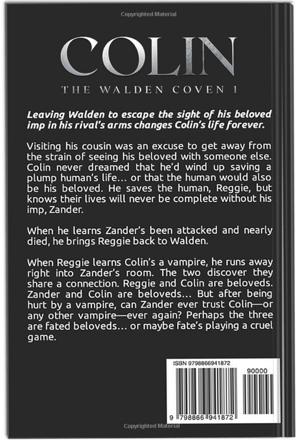Back of book Colin